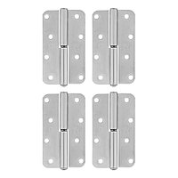 Петля накладная ПН1-110 правая, цинк, 4 шт, (Металлист) Россия