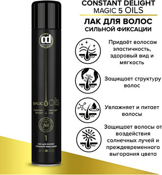 Constant Delight №1 без запаха лак сильная фиксация 400 мл