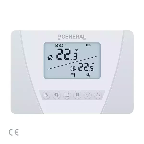 ITM - ARUNA 300S RF  КОМНАТНЫЙ ТЕРМОСТАТ ЦИФРОВОЙ ПРОГРАММИРУЕМЫЙ - БЕСПРОВОДНОЙ