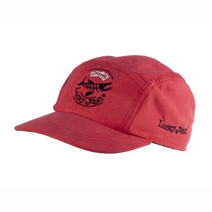 Бейсболка Lucky John FISH RED 04 р. XL