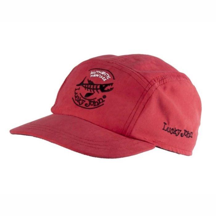 Бейсболка Lucky John FISH RED 03 р. L