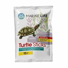Корм для водных черепах Marine Life Turtle Sticks 15 г