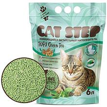 Наполнитель Cat Step Tofu Green Tea комкующийся 6л