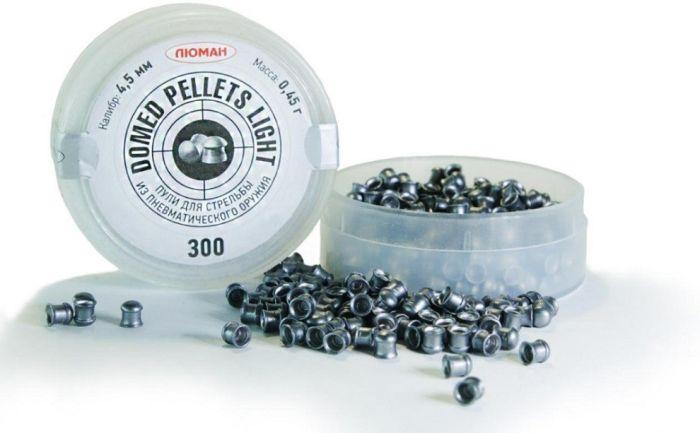 Пуля пневм. Domed pellets Light, 0.45гр. кал. 4,5 мм. (300 шт.)