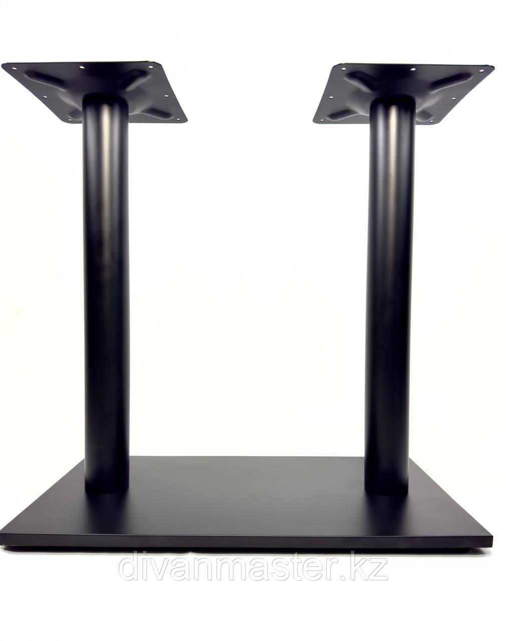 Подстолье двойное для стола, черный матовый