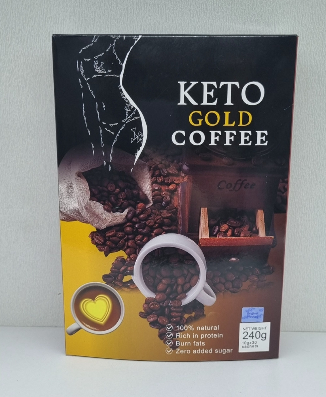 Кофе Кето ( Keto Coffe mix) для похудения. Жиросжигатель 30 пакетик