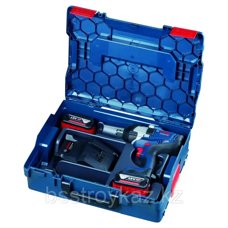 Бесщеточный аккумуляторный ударный гайковёрт Bosch GDS 18V-1050 Professional BITURBO 06019J8522