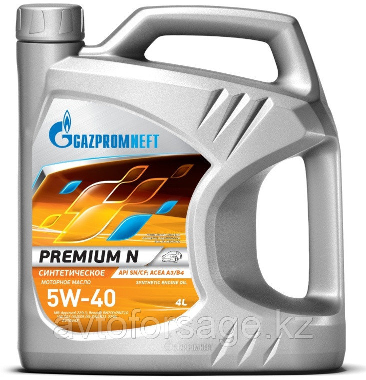 Gazpromneft Premium N 5W-40 4л, фото 1