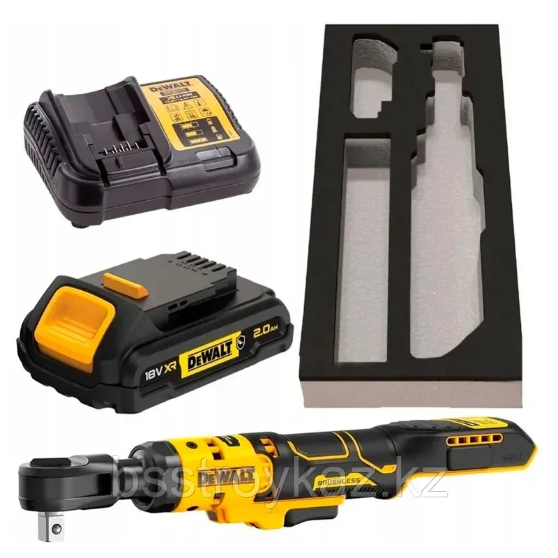Гайковерт аккумуляторный угловой DeWALT DCF512D1G-QW