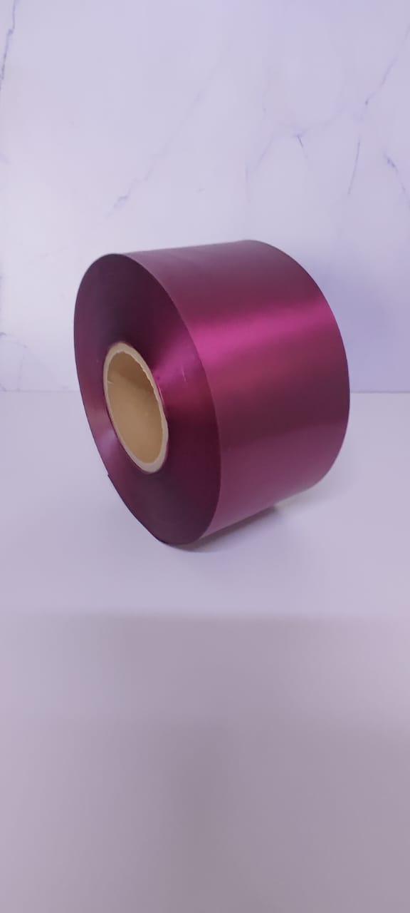 Лента полиэстер-сатин100мм*200м(Бордо)