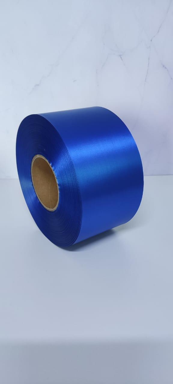 Лента полиэстер-сатин100мм*200м(Индиго), фото 1