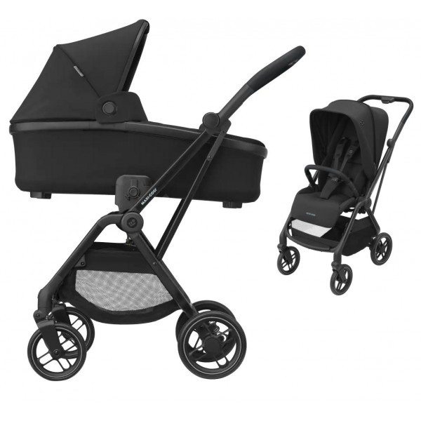 Коляска 2 в 1 Maxi-Cosi Leona, essential black, фото 1