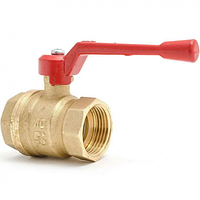 Кран латунный шаровый 11б27п1 Ду20