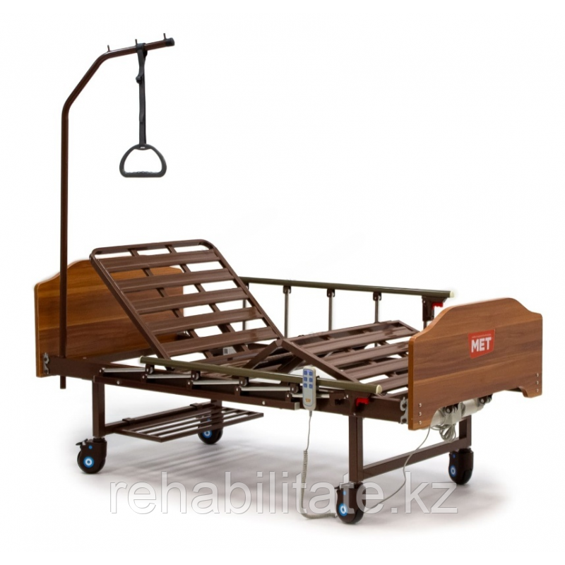 MET DELTA-7 WOOD Кровать медицинская электрическая функциональная с растоматом