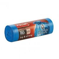 Paclan мешки для мусора Big&Strong 160 л, 87х120 см, 10 шт, 26 мкм, голубые
