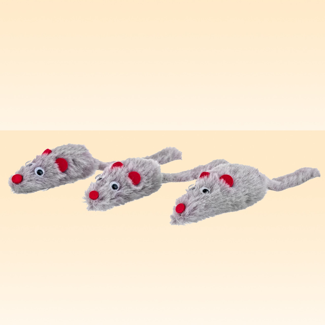Игрушка для кошек Мышь меховая