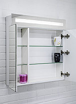 Шкаф-зеркало Аврора 60 см с подсветкой LED / ДОМИНО, фото 5
