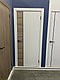 M-1 Белый софт / вяз коньон чёрный молдинг, дверь межкомнатная, фото 2