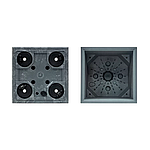 Горшок на колесиках Siera Square Beton Effect DSI400E | Prosperplast(Польша), фото 4
