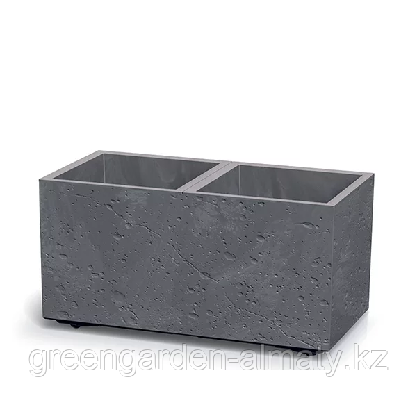 Горшок на колесиках Siera Square Beton Effect DSI800E | Prosperplast(Польша)