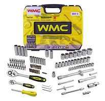 Набор инструментов 94пр, 1/4", 1/2" (6гр.) WMC TOOLS 4941-5