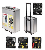 Набор инструментов 186 предметов 1/4" 1/2" (6-гр.) (4-30мм) "Дорожный кейс" WMC TOOLS WMC186