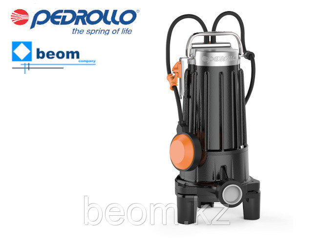 Фекальный насос Pedrollo TR 1.1 (1.1кВт | 380В | от 0 до 8.4м³/час | от 2 до 23м Напор | Ø 32) c ножом