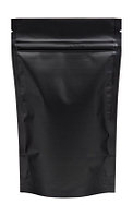 Пакет дой пак 18*26 черный матовый метализированный зип лок