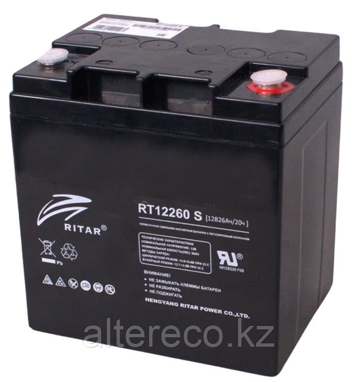 Аккумулятор Ritar RT12260S (12В, 26Ач)
