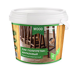Лак паркетный полиуретан-акриловый глянцевый 0,9л FARBITEX ПРОФИ WOOD