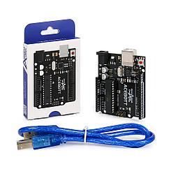Плата разработки ACEBOTT QA001 ATmega328P ATMEGA16U2 с кабелем USB 1M для Arduino UNO R3