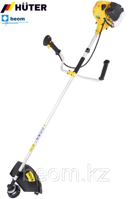 Триммер бензиновый HUTER GGT-1300T ( 1300 Вт | см³ 42,7 | Вес, 6.3 кг | Прямая штанга | Диск 3Т | Леска )