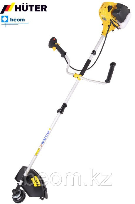Триммер бензиновый HUTER GGT-1500S ( 1500 Вт | см³ 39.2 | Вес, 6.5 кг | Разъемная штанга | Диск 3Т | Леска )
