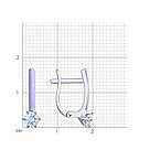 Серьги из серебра с эмалью и фианитами SOKOLOV 94023118 серебро с родием, с английским замком, фото 3