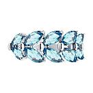 Кольцо из серебра с ситаллами Diamant 94-310-02172-1  вставка, фото 2