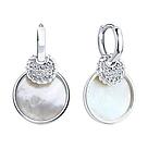 Серьги из серебра с перламутром и фианитами Diamant 94-321-02303-1 вставка коллекц. SOKOLOV эксклюзивно для, фото 2