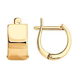 Серьги из позолоченного серебра SOKOLOV 93022456 серебро с позолотой