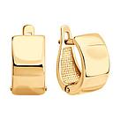 Серьги из позолоченного серебра SOKOLOV 93022456 серебро с позолотой, фото 2