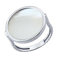 Кольцо из серебра с перламутром Diamant 94-310-02303-1 серебро с родием