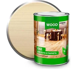 Лак для пола и паркета высокопрочный белый (0,8л) FARBITEX PROFI WOOD