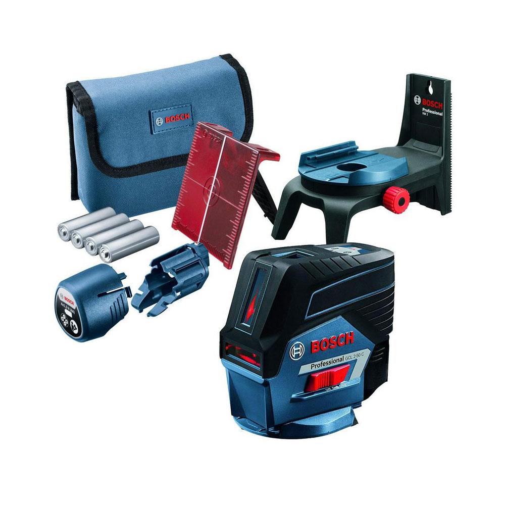 Линейный лазерный нивелир GCL 2-50 C + RM2 + вкладка для L-boxx Bosch 0601066G00