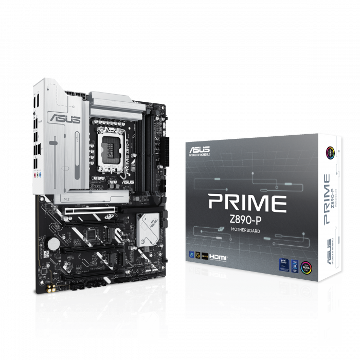 asus Сист.плата ASUS PRIME Z890-P, Z890, 1851, 4xDDR5, PCI-E x16, M2, SATA, DP, HDMI, USB-C 20GBps, BOX