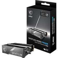 msi Твердотельный накопитель MSI SPATIUM M580 PCIe 5.0 NVMe M.2 2TB FROZR, Read 14600mb/s, Write 12700mb/s,