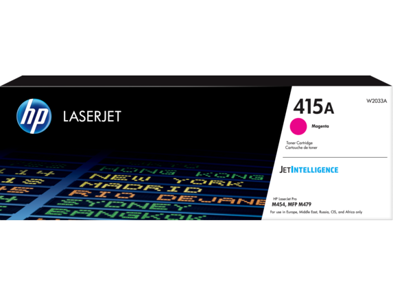 hp Оригинальный лазерный картридж HP W2033A LaserJet 415A, пурпурный, 2100 стр.