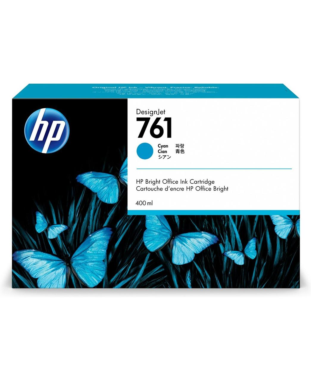 hp Картридж HP CM994A, №761, 400 мл, для HP Designjet T7100(CQ105A), голубой