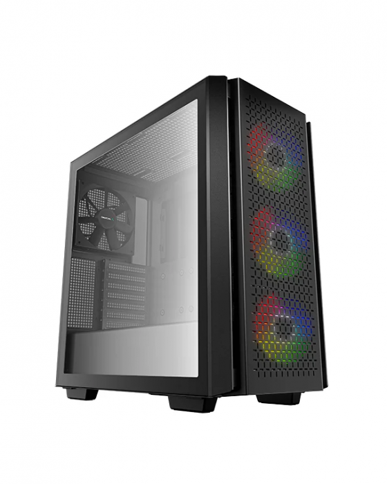 DEEPCOOL Koрпус Deepcool CG560 R-CG560-BKAAE4-G-1 E-ATX/ATX/Micro ATX,USB3.0*2,3*120mm
