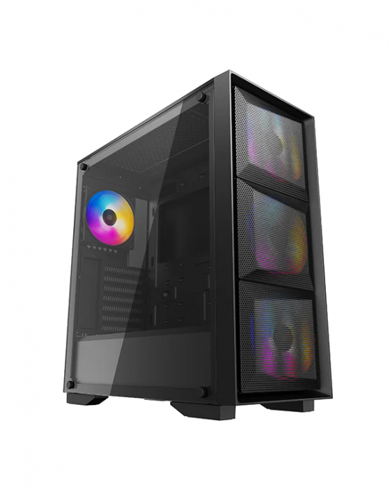DEEPCOOL Компьютерный корпус Deepcool MATREXX 50 DP-ATX-MATREXX50-MESH-4FS, E-ATX/ATX/Micro ATX, Без Б/П,