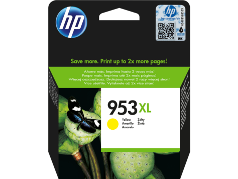 hp Картридж струйный HP F6U18AE, 953XL, увеличенной емкости, желтый