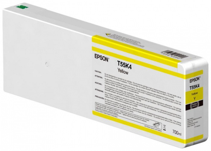 Epson Картридж с желтыми чернилами Epson C13T55K400 UltraChrome HDX/HD 700ml