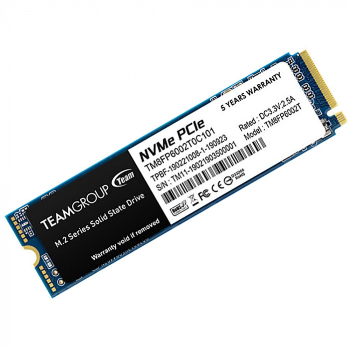 Team_Group Твердотельный накопитель TEAMGROUP MP33, 2TB, Gen3x4 M.2 2280, 1800 MB/s, read, 1500MB/s write,